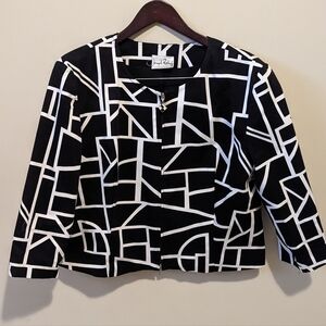 Joseph Ripoff Jacket Abstract